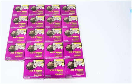 95 Rounds of Golden Bear .410-3 Magnum Buckshot Shotgun Ammunition, Made in Russia