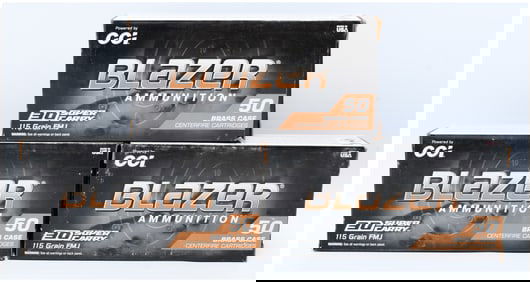 CCI Blazer Ammunition 30 Super Carry 115 Grain FMJ Brass Case - 150 Rounds