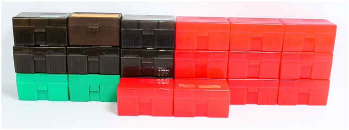 A Collection of MICROMAX Plastic 35mm Film Storage Cases