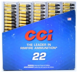 500 Rounds CCI SubSonic 22 LR 40 Grain Lead Hollow Point Ammunition