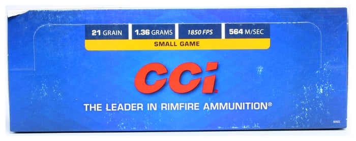 500 Rounds CCI MEATEATER COPPER-22 22 LR Rimfire Ammunition
