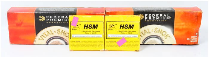 50 ROUNDS of .300 Winchester Short Magnum (.300 WSM) Ammunition by Federal Premium and HSM