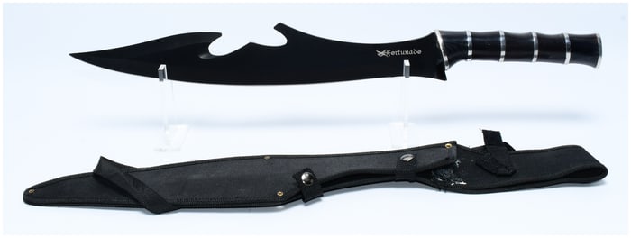 A Contemporary 'Fortunado' Fixed-Blade Fantasy Knife, Made in China