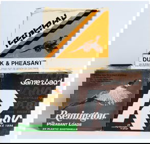 Three Boxes of 12 Gauge Shotgun Ammunition Federal, Remington, and RIO, 75 Rounds Total