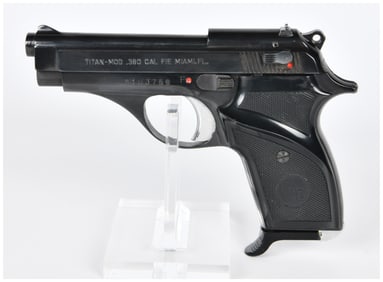 FIE Titan-Mod .380 Caliber Semi-Automatic Pistol, by Tanfoglio
