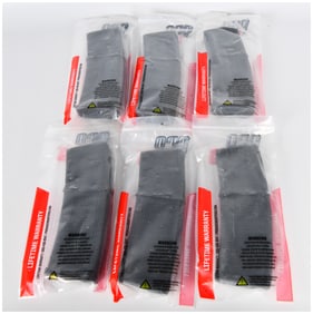 A Group of Six Pro Mag AR-15 5.56 MM (30) RD RM-30 Roller Follower Polymer Magazines