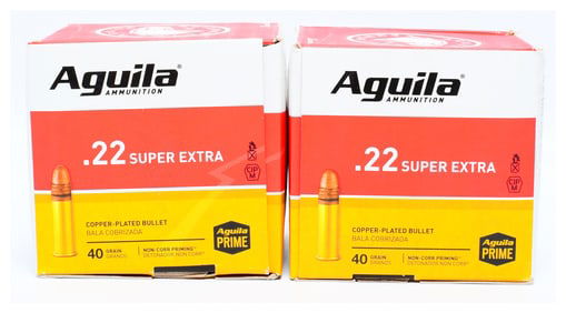 1000 Rounds Aguila Super Extra .22 LR 40 Grain High Velocity Ammunition