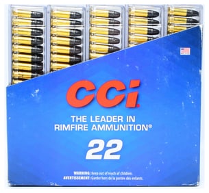 CCI 22 Long Rifle 40 Grain Subsonic Hollow Point Ammunition, 500 Rounds
