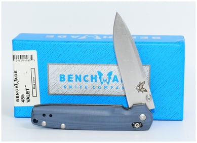 A Benchmade 485 Valet Limited Edition Folding Knife, No. 275/486, with M390 Steel and Original Box