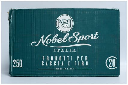250 Rounds Nobel Sport Italia NSI Target Steel 20 Gauge 2 3/4 Shotgun Shells
