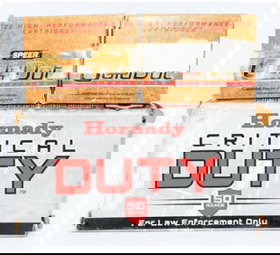 Hornady Critical Duty and Speer Gold Dot .45 Auto Ammunition, 90 Rounds