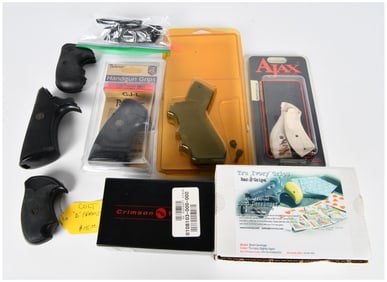 A Collection of Firearm Grips, including a Mossberg 500/590/835 Pistol Grip Kit, Crimson Trace