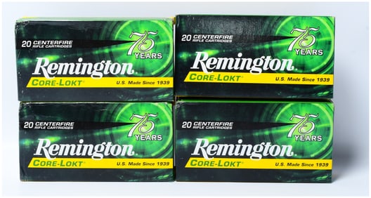 80 Rounds Remington Core-Lokt .308 Win 150 Gr. Centerfire Rifle Cartridges