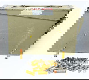 700 Rounds Mixed Head Stamped .38 Special Ammunition in a Military Surplus Metal Ammo Can