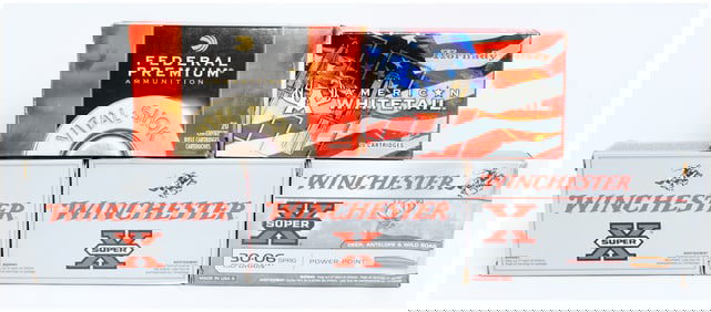 100 Rounds of .30-06 Springfield Rifle Ammunition by Winchester, Federal, and Hornady
