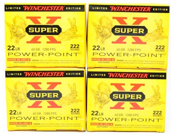 Winchester Super-X .22LR 40gr Power-Point LIMITED EDITION Ammunition, 888 Rounds