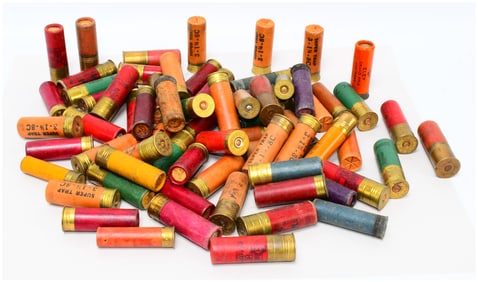 69 Rounds Assorted 12 Gauge Shotgun Shells, Including Vintage Paper Shotshells