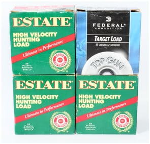 100 Rounds of 20 Gauge Estate and Federal Shotgun Ammunition