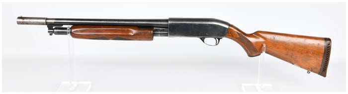 High Standard Flite King Deluxe Model K-121 12 GA. Pump-Action Shotgun with Added Barrel Extension