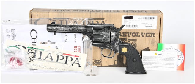 Chiappa SAA 1873 .22LR Revolver, 4.75 Barrel, New in Box