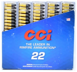 500 Rounds of CCI 22 Long Rifle 40 Grain Subsonic Hollow Point Ammunition