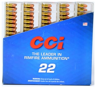 500 Rounds CCI .22 Short 29 Grain Copper-Plated Round Nose Target Ammunition