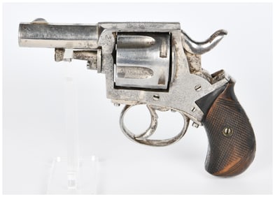 A Late 19th/Early 20th Century Belgian British Bulldog Hammer-Fired Revolver