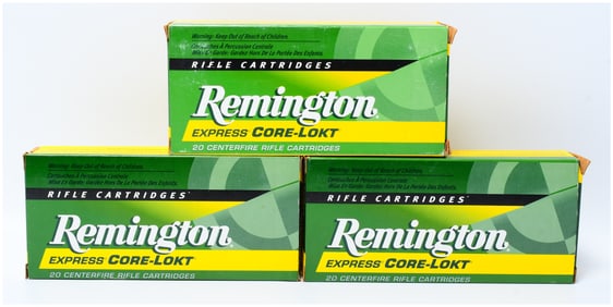 60 Rounds Remington Express Core-Lokt 270 WSM Rifle Cartridges