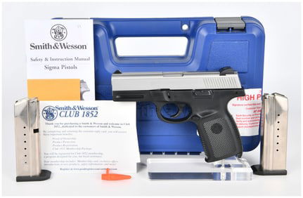 Smith & Wesson SW9VE 9mm Semi-Automatic Pistol with Case and Accessories