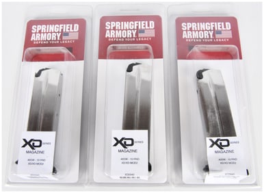 Three Springfield Armory XD/XD MOD 2 Full Size .40S&W 10 Round OEM Magazines ? XD0940