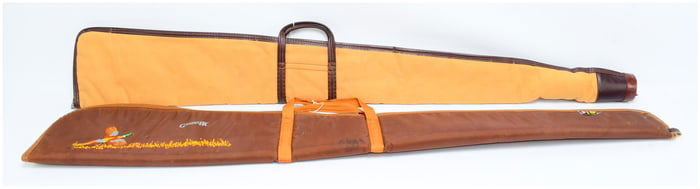 A Pair of Vintage Soft Shotgun Cases