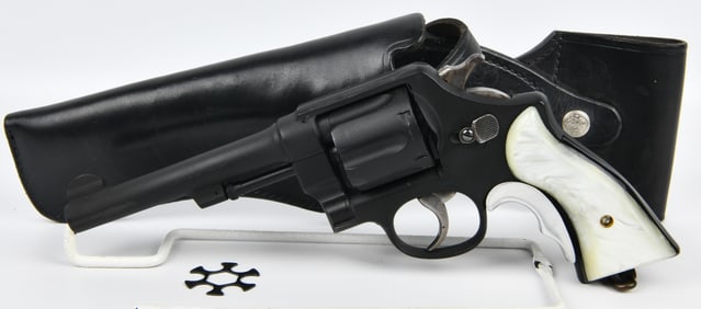 Brazilian Fabrica de Itajuba Colt-Pattern .45 M1917 Revolver with Holster and Moon Clip