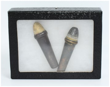 A Pair of Civil War .54 Burnside Carbine Cartridges