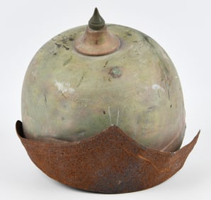 Imperial German WWI Pickelhaube Helmet, Relic Condition