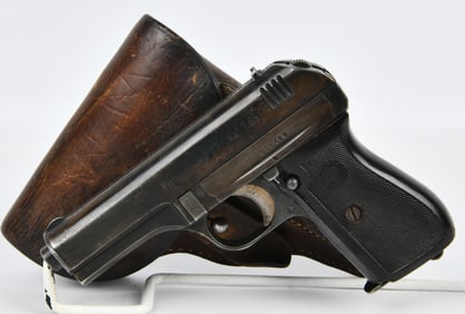 WWII German-Issued CZ Model 27 Semi-Automatic Pistol with Holster