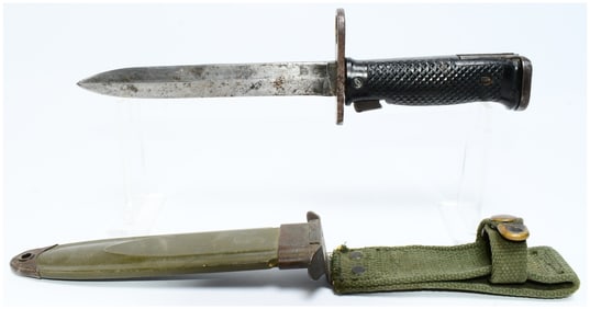 U.S. M6 Bayonet by MILPAR COL with US M8A1 Scabbard