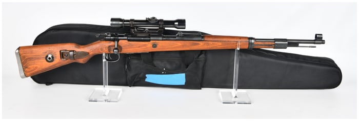 German Mauser K98k Bolt Action Sniper Rifle, Dated 1941, 7.92mm Mauser