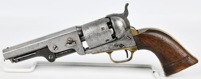 Antique Colt Model 1849 Pocket .31 Caliber Percussion Revolver, Civil War Era