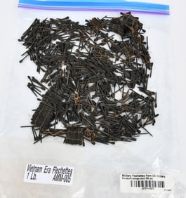 A Collection of Vietnam Era Military Flechettes, Approximately 950 Pieces