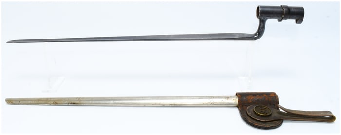 US Military Socket Bayonet with Scabbard and Frog