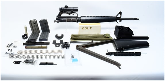 Colt AR-15 / M16A1 SP1 Style Rifle Parts Kit with Colt 3x20 Scope and Accessories