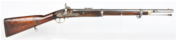 British Pattern 1853 Enfield Percussion Rifle, by Barnet London, dated 1861/1862