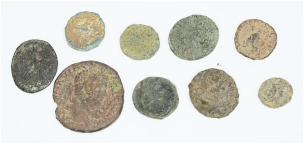A Collection of Ancient Roman Bronze Coins