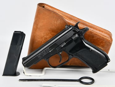 CZ Model 82 Semi-Automatic Pistol, 9x18mm, Imported by C.A.I. Georgia VT., with Holster and