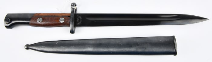 Yugoslavian M48 Mauser Bayonet with Scabbard, Factory 44, 1944