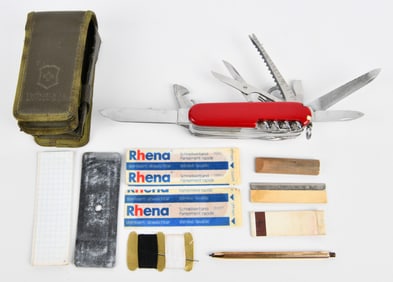 A Victorinox 4.0567 Swiss Army Knife Survival Kit