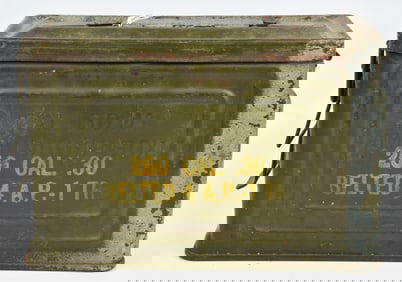 A World War II Era U.S. Military Cal .30 M1 Ammunition Box