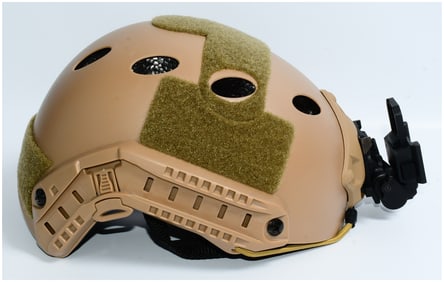 A FAST PJ Type Tactical Helmet Replica, Coyote Brown