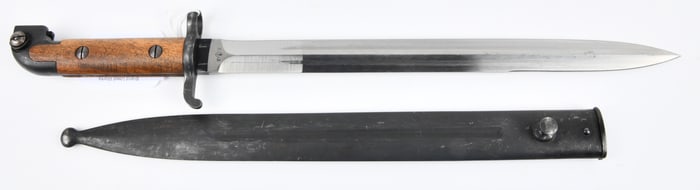 Swedish M1914 Bayonet with Scabbard, by E.J. AB