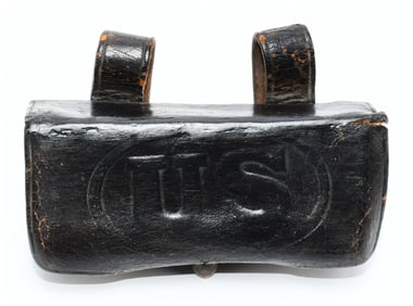 Spanish-American War US Army Pattern 1896 Revolver Cartridge Pouch by Rock Island Arsenal